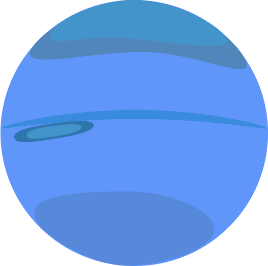 The planet neptune in all it's glory!